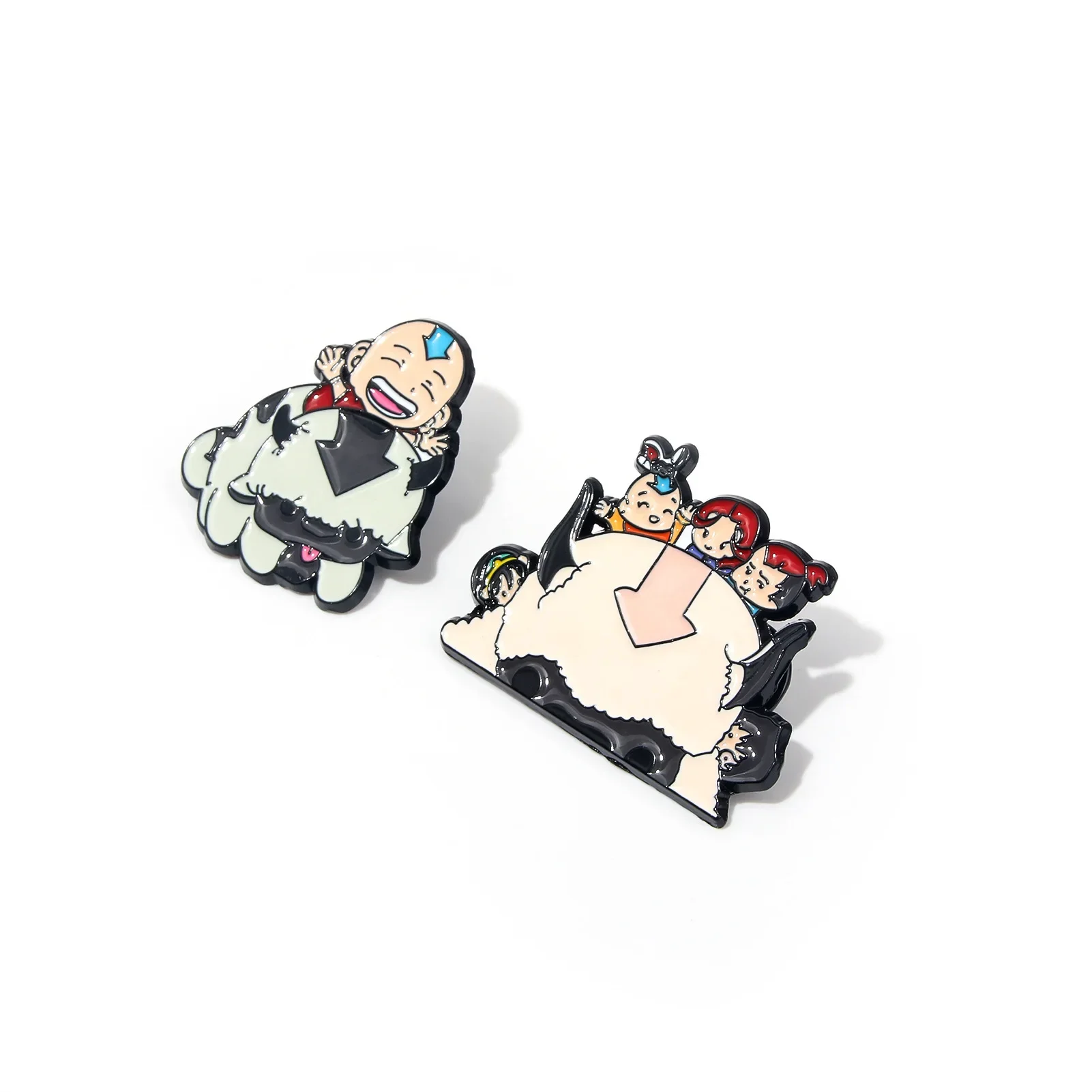 الكرتون الرمزية آخر Airbender Anfortuna المعادن التلبيب دبوس تحلق الثور رمز Apa شارة أنيمي تحصيل مجوهرات اكسسوارات