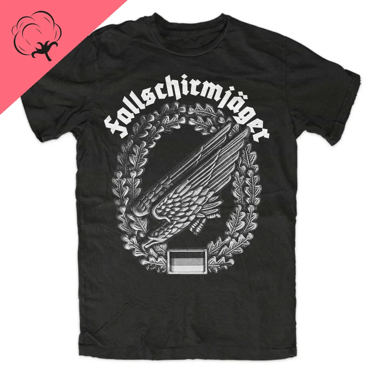 German Army Military Bundeswehr Paratrooper BW Eagle Badge 100%cotton. Summer t Sleeve O-Neck Mens T Shirt New