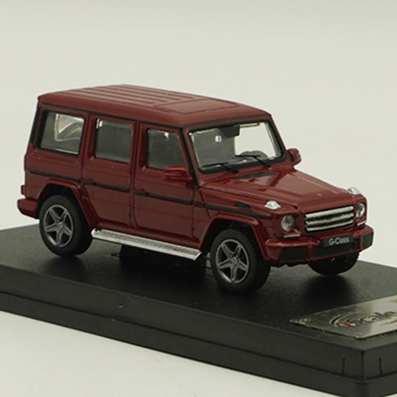 سبيكة Iscalel-Diecast مركبة على الطرق الوعرة ، مقياس 1:64 ، طراز سيارات SUV G63 ، ألعاب الكبار ، جمع الكلاسيكية ، هدية تذكارية ، شاشة ثابتة