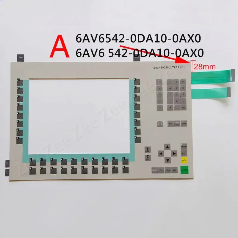 

New Membrane Keyboard Switch for MP370-12KEY 6AV6542-0DA10-0AX0 6AV6 542-0DA10-0AX0