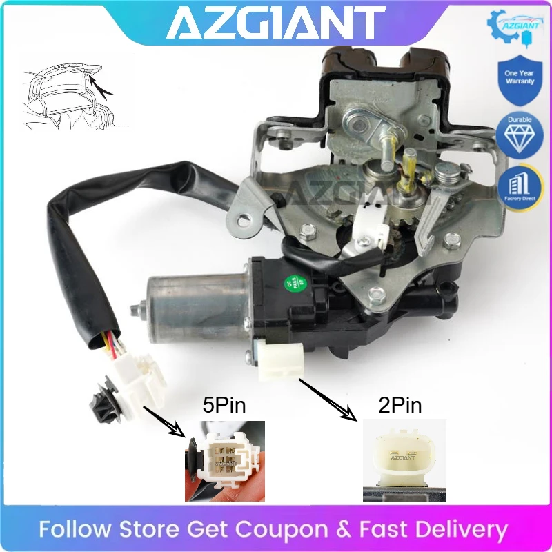 

AZGIANT for 2018-2022 Honda Odyssey Car Power Rear Door Trunk Lid Latch Lock Release Motor 5+2Pin Self-Repair OE#74800-TLA-A51