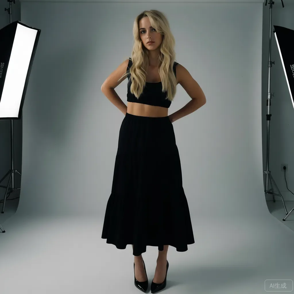 夏のレイジースタイル プラスサイズ 洋梨型体型に優しい レトロ 多用途 ハーフスカート ハイウエスト Aライン 花柄 スノーフレークドレス