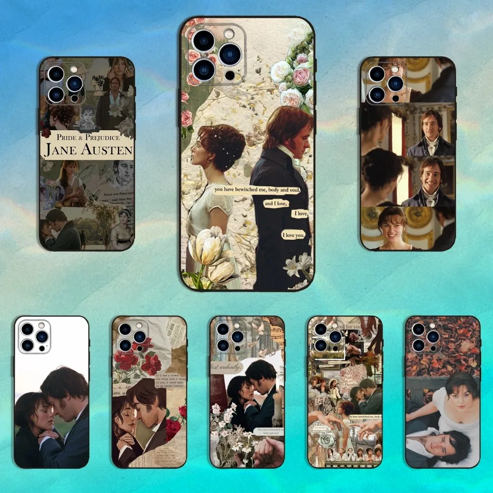 

Art P-Pride And P-Prejudices Phone Case For iPhone 16,15,14,13,12,11 Plus,Pro Max,XS,X,XR,SE,Mini,8,7,Soft Silicone Black Cover