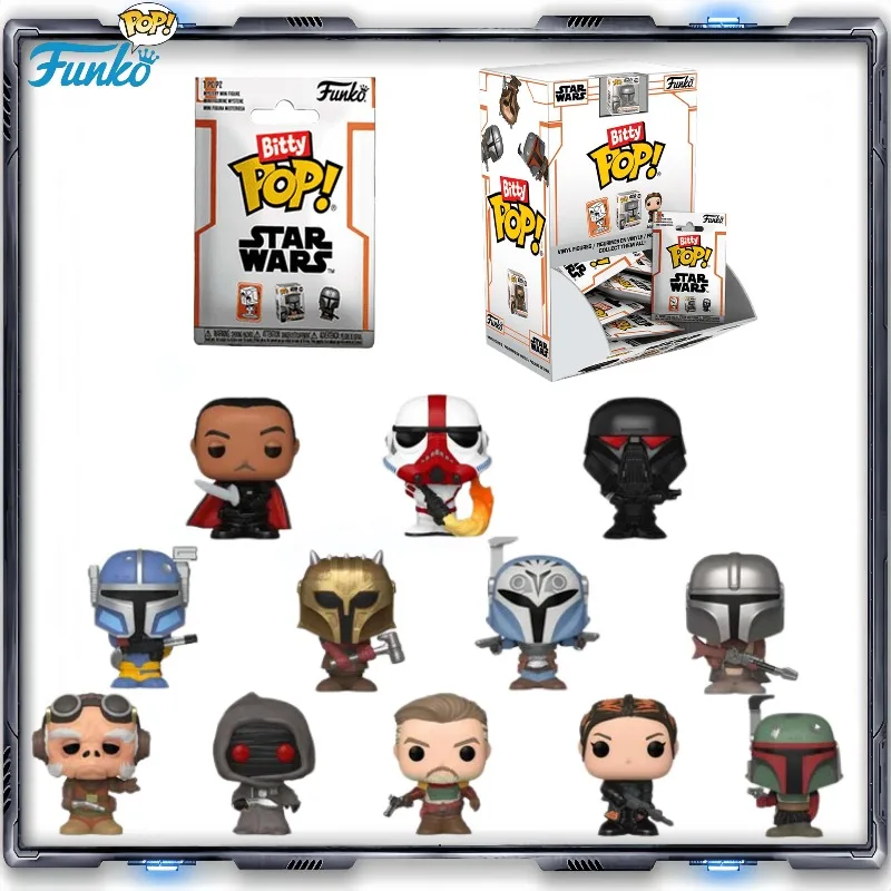 Коллекционная виниловая фигурка Funko Pop Blind Box Star Wars The Mandalorian в случайном стиле, подарок для фанатов, украшение для дома
