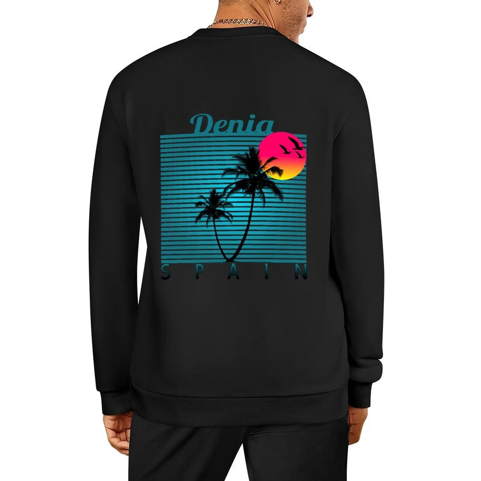 

Denia Valencia Spain Summer Beach Sun Vacations Souvenir tshirt Pullover autumn jacket men tracksuit men autumn sweatshirt