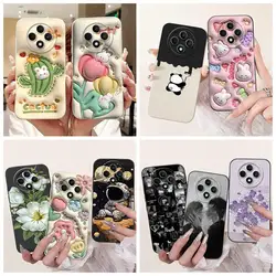 For OPPO Reno 12F Case Luxury Girl Painted Phone Case For OPPO F27 Reno 12 FS 12F Reno12F 5G Soft Cover OPPOF27 Plastic TPU