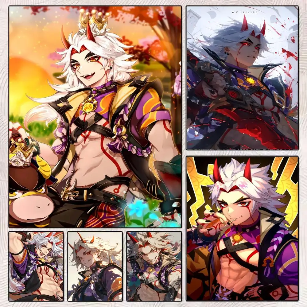 

Adventure Game A-Arataki Poster HD Art Mural Wallart Waterproof Vintage Print Decor for Home Decoration DIY Durable