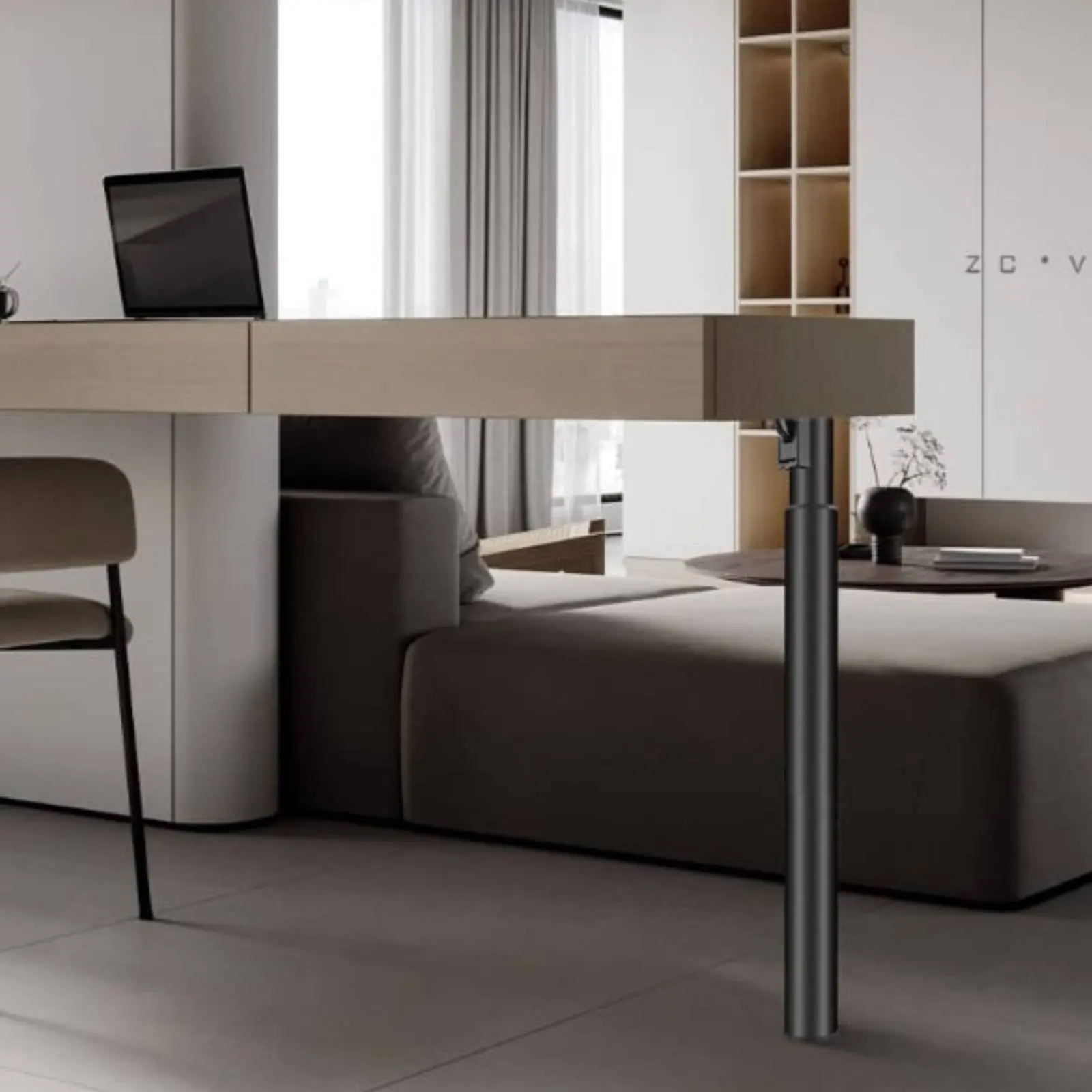 Adjustable Table Leg Foldable Folding Table Leg Furniture Hardware Thickened Material Rust-Resistant for Office