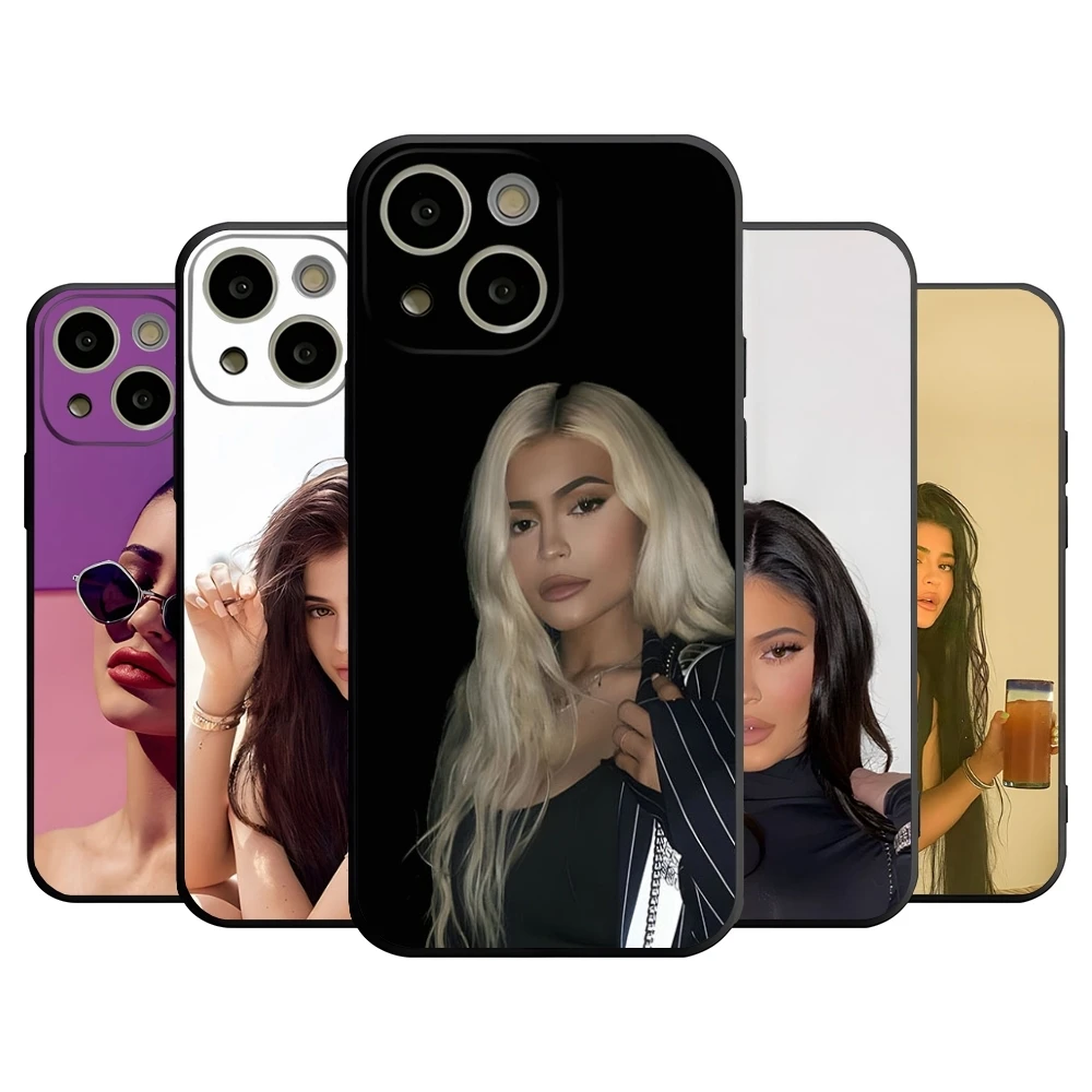 Kylie Jenner Sex Wearing Phone Case For 14 Pro Max For Apple Iphone 16 15 Po Max 12 Mini 11 13 Pro Xr X Xs 8 7 Plus Back Cover