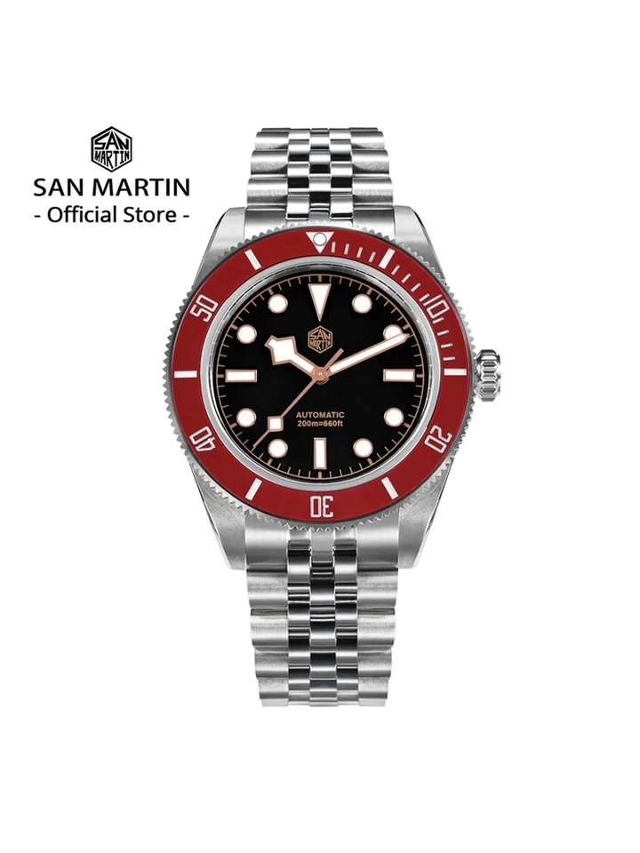 San Martin 40mm Diver Watch NH35 Automatic Sapphire