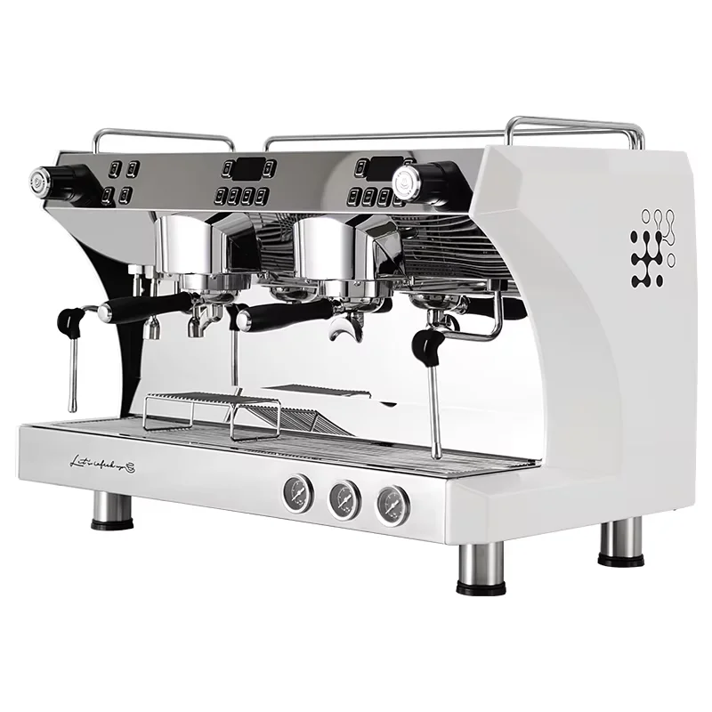 Coffee Machine CRM3120C Dual Head Coffee Machine, Independent Multi Boiler System, Adjustable Extraction Temperature