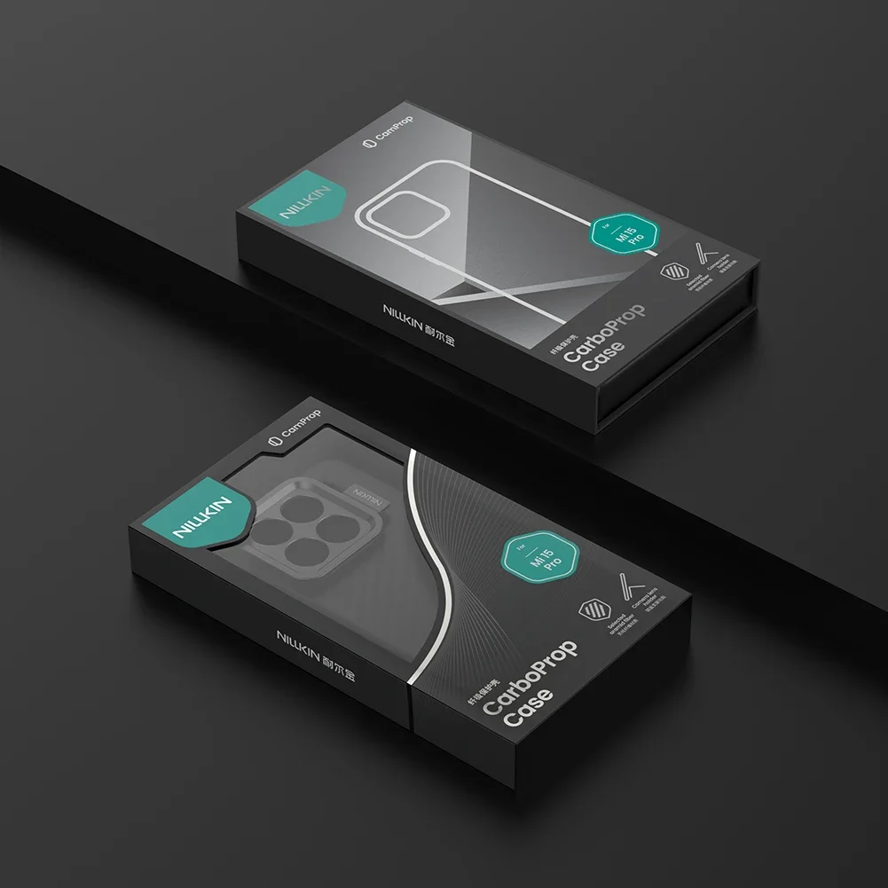 NILLKIN Magsafe Aramid Fiber สําหรับ Xiaomi 15 15 Pro เคสโทรศัพท์ CarboProp พร้อม Kickstand Anti-DROP Fiber + เลนส์ TPU