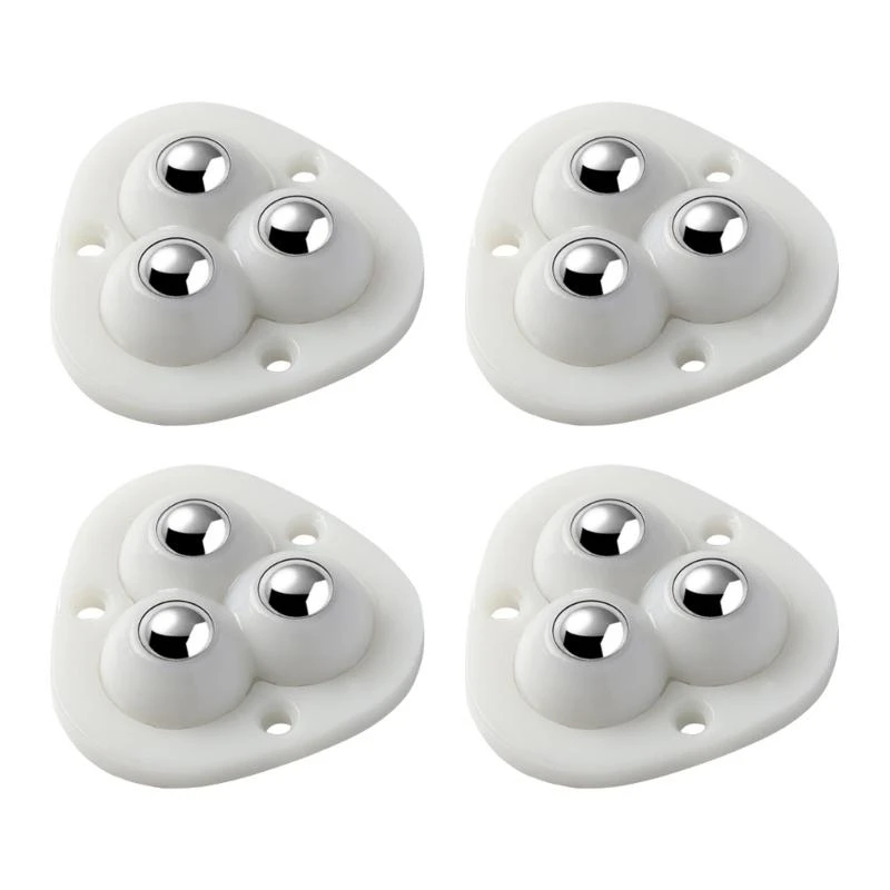 4 Pcs Mini Rotatable Caster for Bins Bottom Storage Box