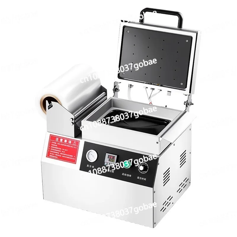 Máquina envasadora de carne helada, carne congelada, mariscos, productos acuáticos, supermercado con presión manual al vacío automática