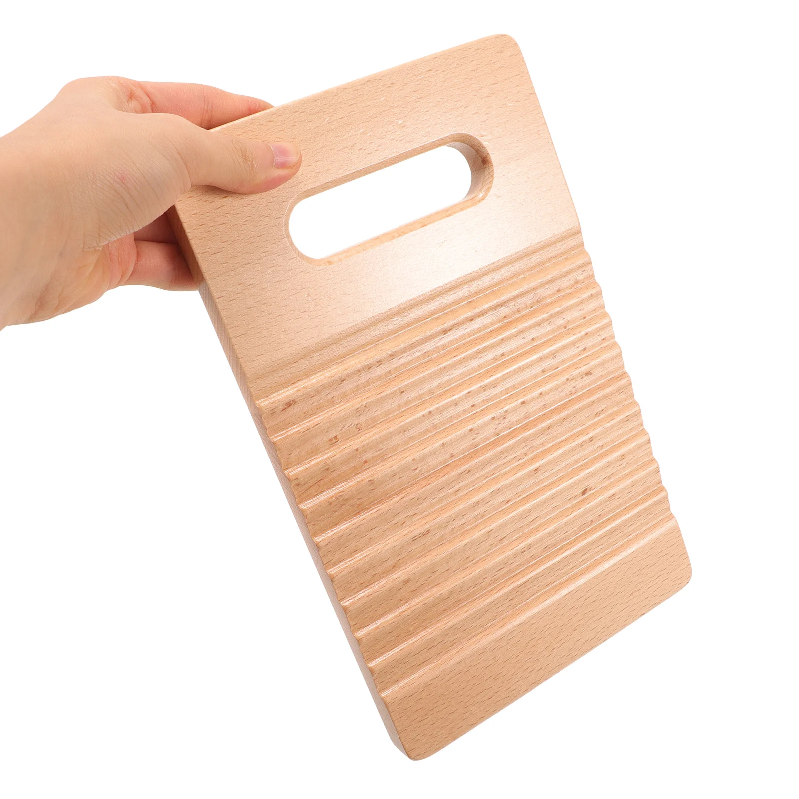 Lavandino compatto in legno di faggio, durevole, addensato, portatile, per viaggi a casa, aiuto educativo per il bucato dei bambini