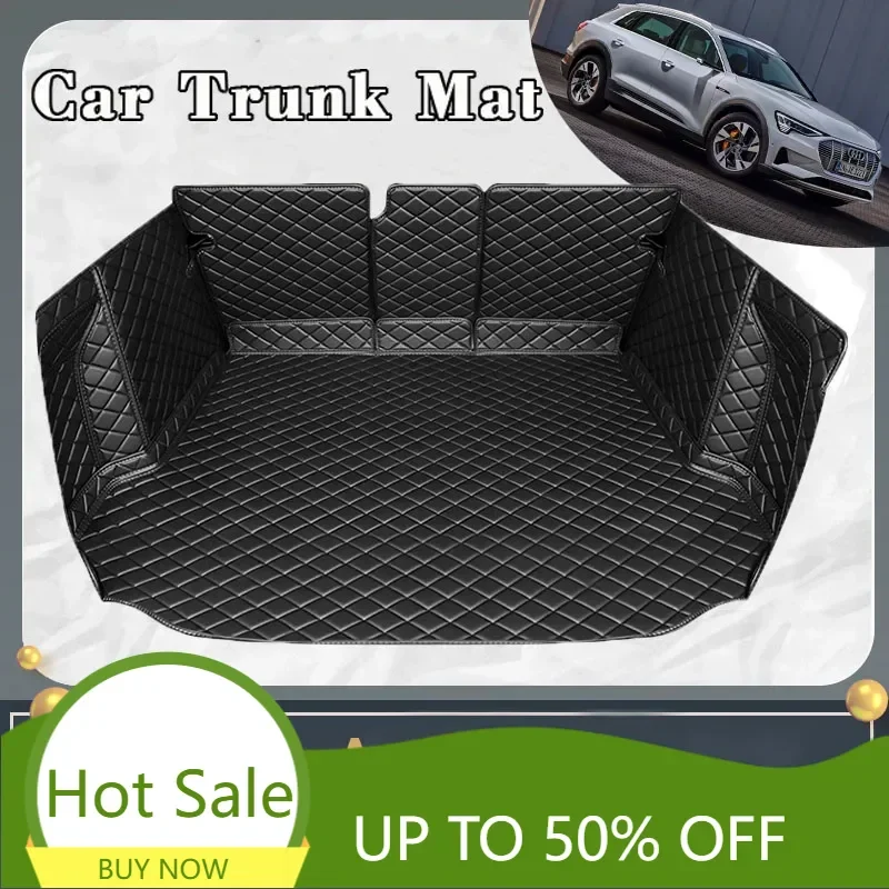 

Car Trunk Mat For Audi E-tron 2019~2020 Dirt-resistant Fully Surrounded Trunk Mat Rear Cargo Tray Car Accessories