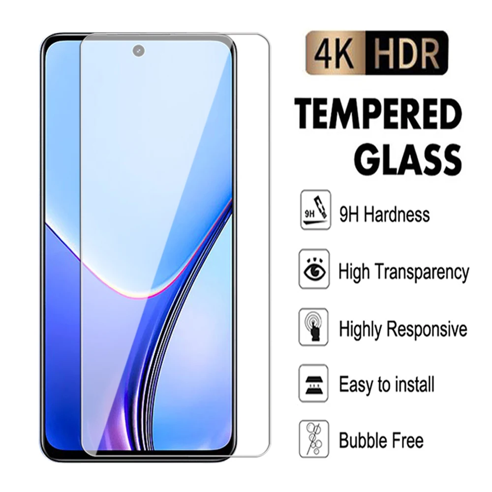 Clear Protective Tempered Glass Screen Protector For Realme 8 9 10 11 Pro Plus 6.4 4G 6.72 5G 6.43 Speed Transparent Glass Film