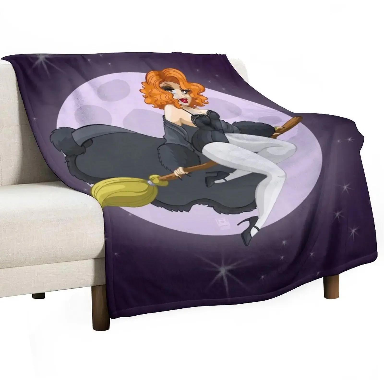 

Jinkx Monsoon Throw Blanket Softest anime Vintage decorative Blankets