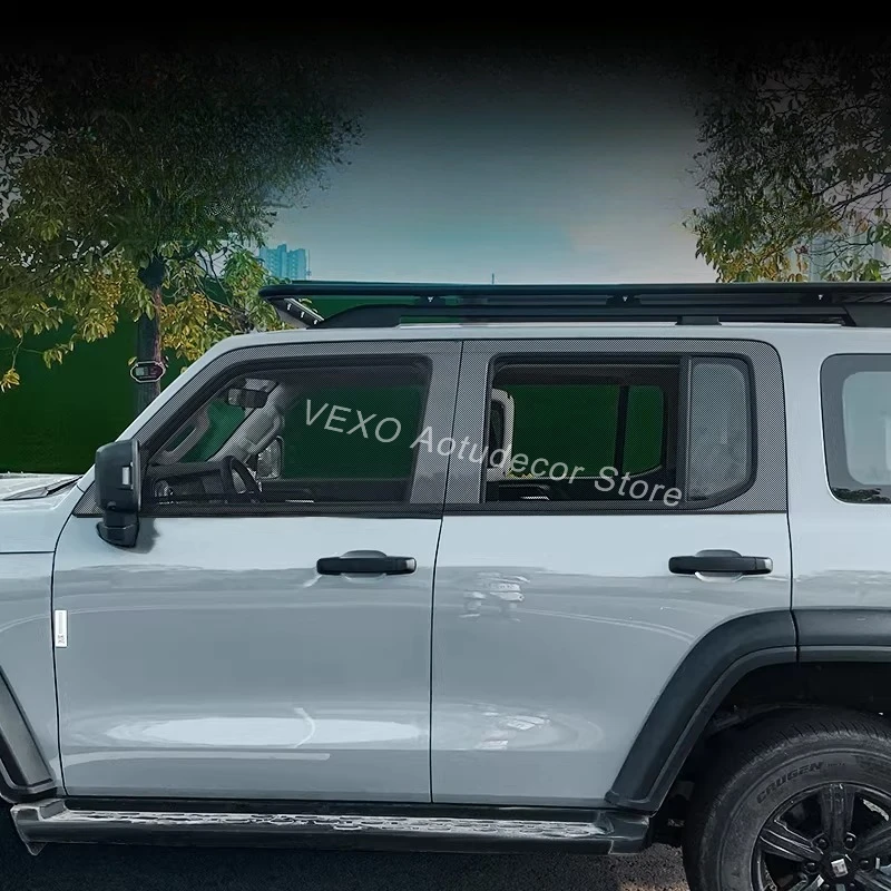 For TANK 300 Magnetic Anti-Mosquito Sunscreen Curtain Car Side Window Sunshade UV Protect Shield Mesh Window Screen for Camping