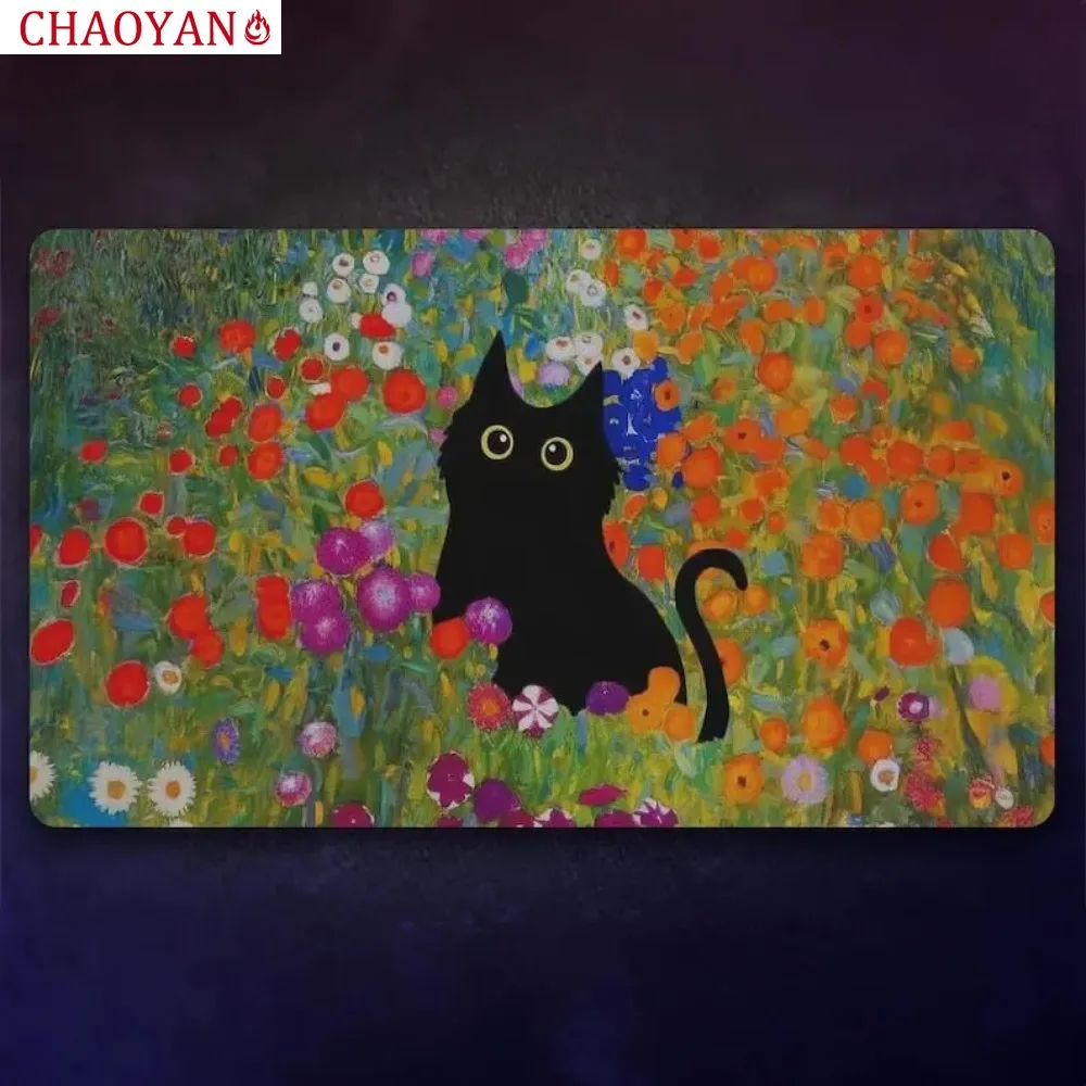 

Игровой коврик Landbird MTG TCG, игровые коврики для торговых карт, 60x35 см, настольный коврик, противоскользящий и моющийся, с замком, подходит для игровых сбора