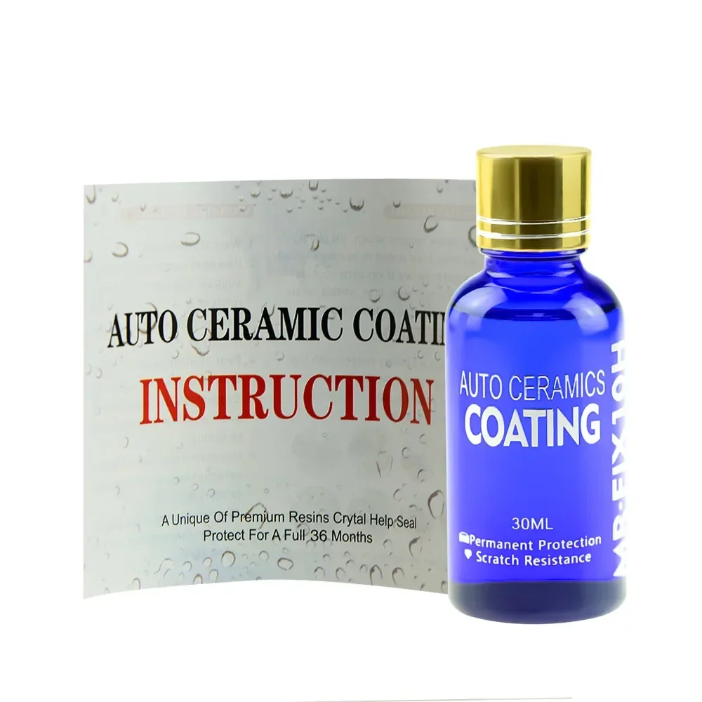 10H Ceramics for Car Polish Liquid Ceramic Coat Hydrophobic Glass Coating Paint Protective Foil Care Anti-scratch Auto Detailing