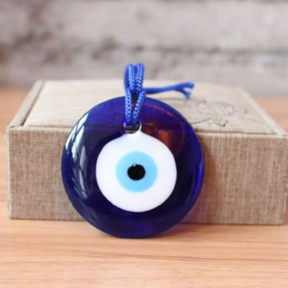 Charms Trendy 1PC Turkish Auto Accessories Evil Eye Car Blue Glass Car Pendant Auto Decor Interior Decor Amulet