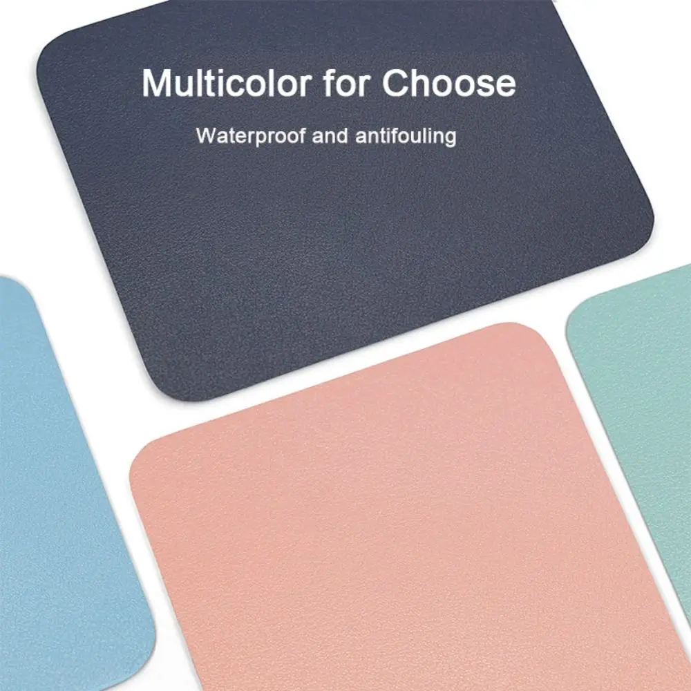Color PU Leather Keyboard Pad Gaming Mouse Pad Home Office Supplies Desk Decoration Table Mat PC Desk Mat Desk Mat Table Cloth view 5