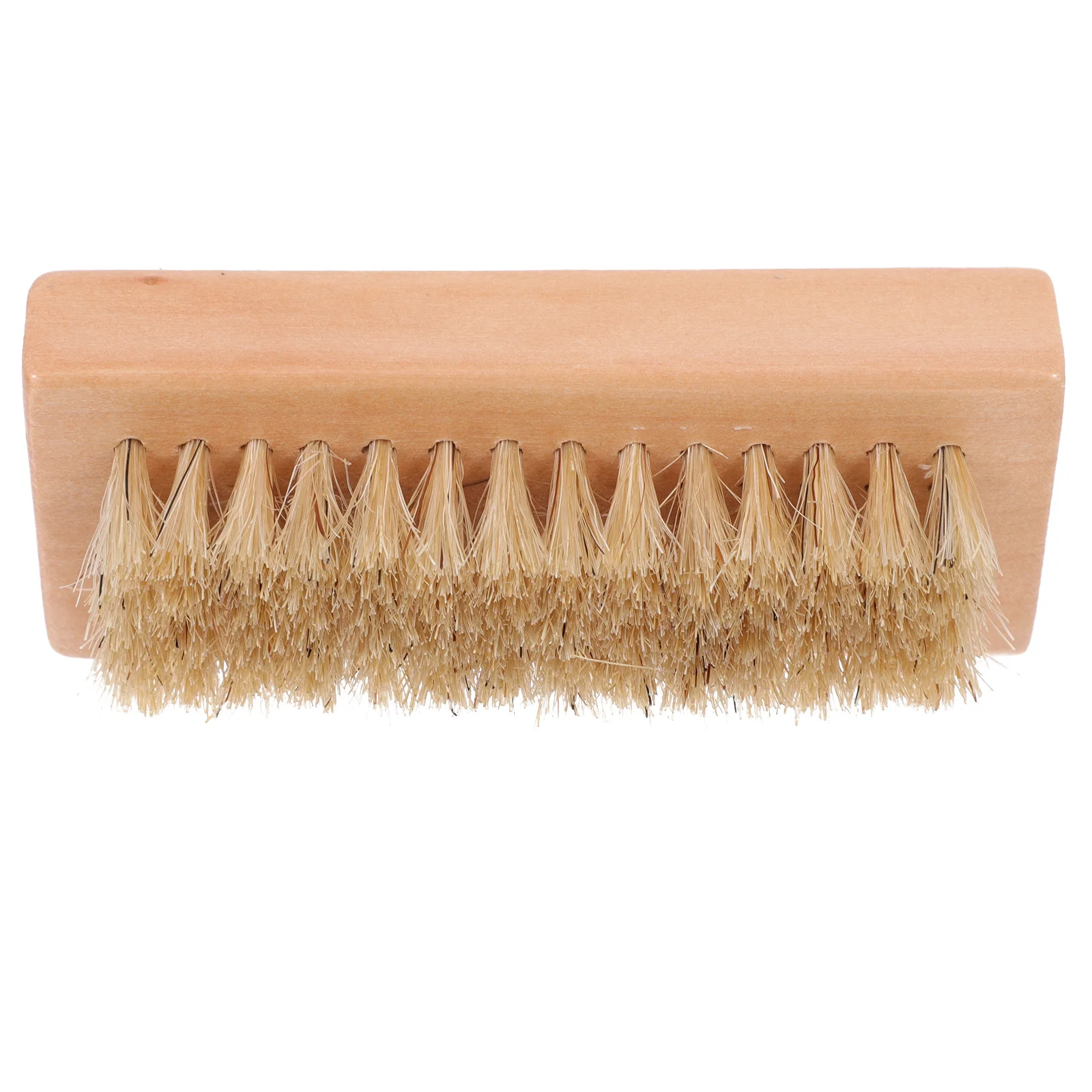 1pc Pig Bristle Nail Brush Manicure Scrubbing Tool Foot Callus Remover Exfoliating Cleaner for Fingernails Durable Portable