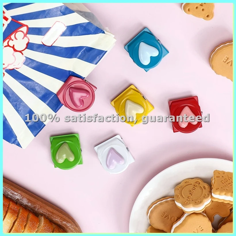 12 Pcs Fridge Magnets Refrigerator Magnetic Clips Colorful for Fridge Classroom Kitchen Office (Colorful,Heart)-AD23