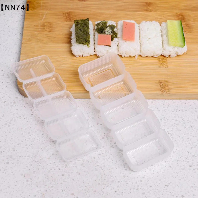 【NN74】1Pc Kitchen Gadgets Onigiri Set For Sushi Rolls Sushi Mold Rice Ball Bento Press Maker Mold DIY Tools Kitchen Accessories