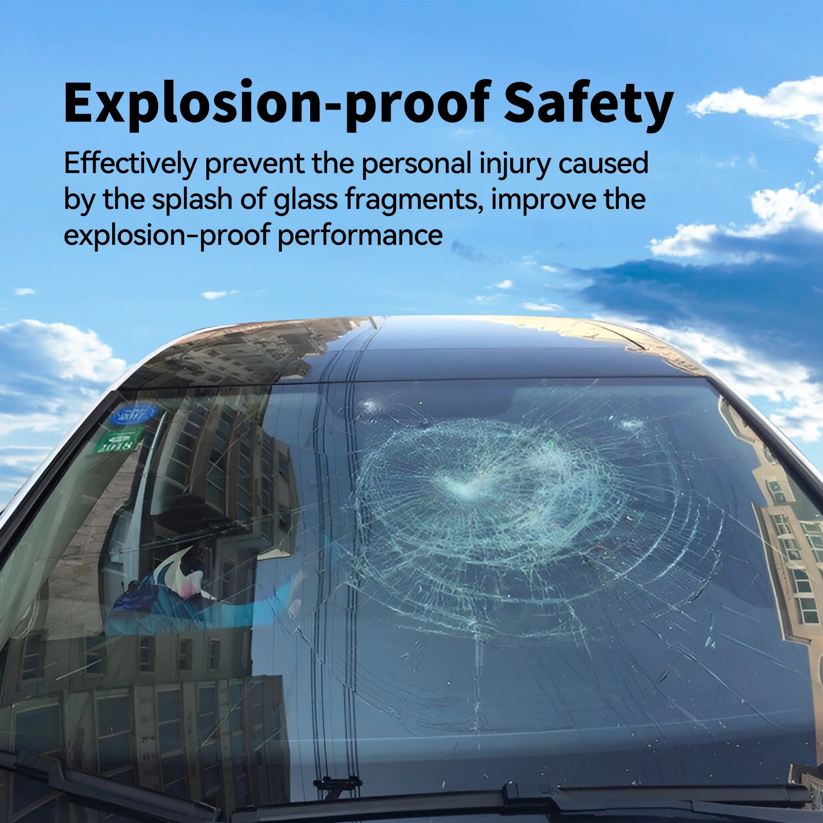 90cmX3m IRR100% T​SER 80% HD Nano Ceramic Car Tint High Heat Resistant Film Front Rear Solar Protection Car Window Sticker Films