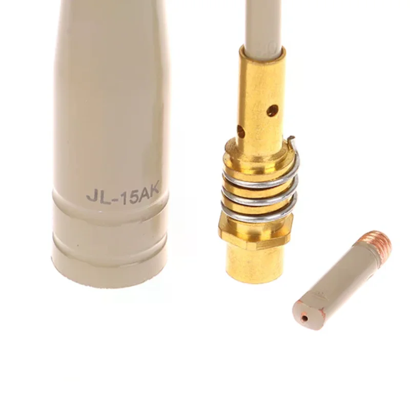 3PCS / Set 08/10/12MM MIG Torch Gas NozzLe Tip HoLder Of 15AK MIG MAG Welding Torch New CoatinG Protection NozzLe