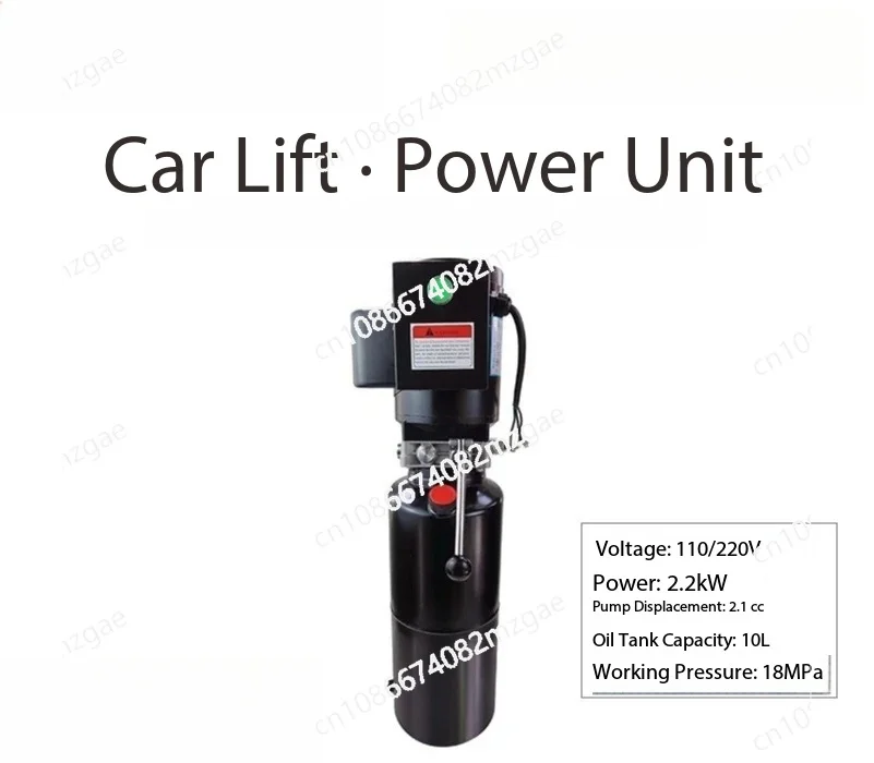 Heavy-Duty 220V 2.2kw Hydraulic Pump Station for Automotive Hoist and Scissor Lift Power Pack Assembly