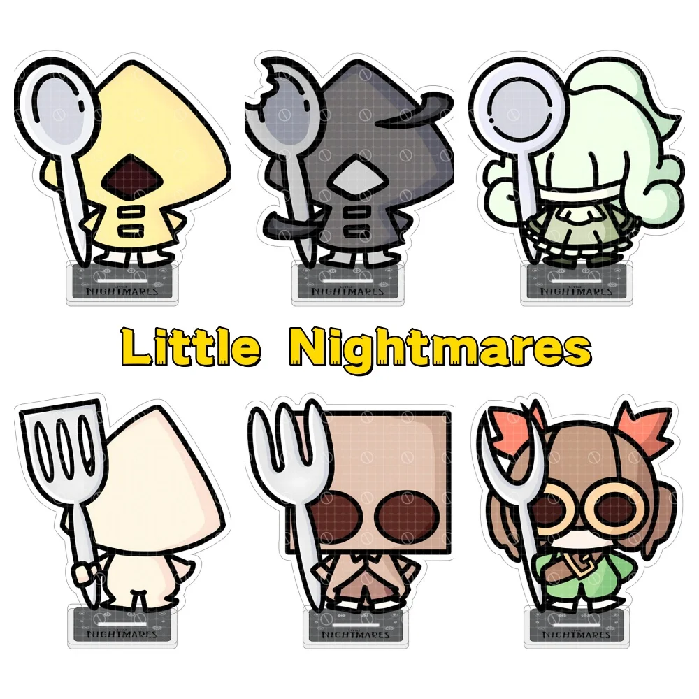 Little Nightmares 10cm Acrylic Stand Six Mono Character Display Standee Desktop Ornament Keychain Game Peripheral