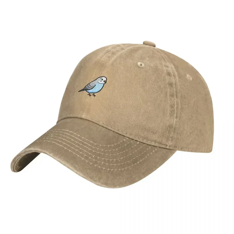 Blue Budgie Cowboy Black  Cap Mens Tennis Women'S Hat