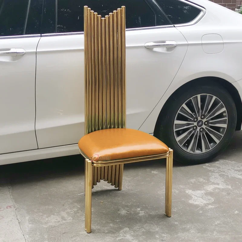 

Wedding Accent Dining Chairs Party Throne Restaurant Nordic Luxury Dining Chairs Comfortable Waiting Silla Trendy Furniture