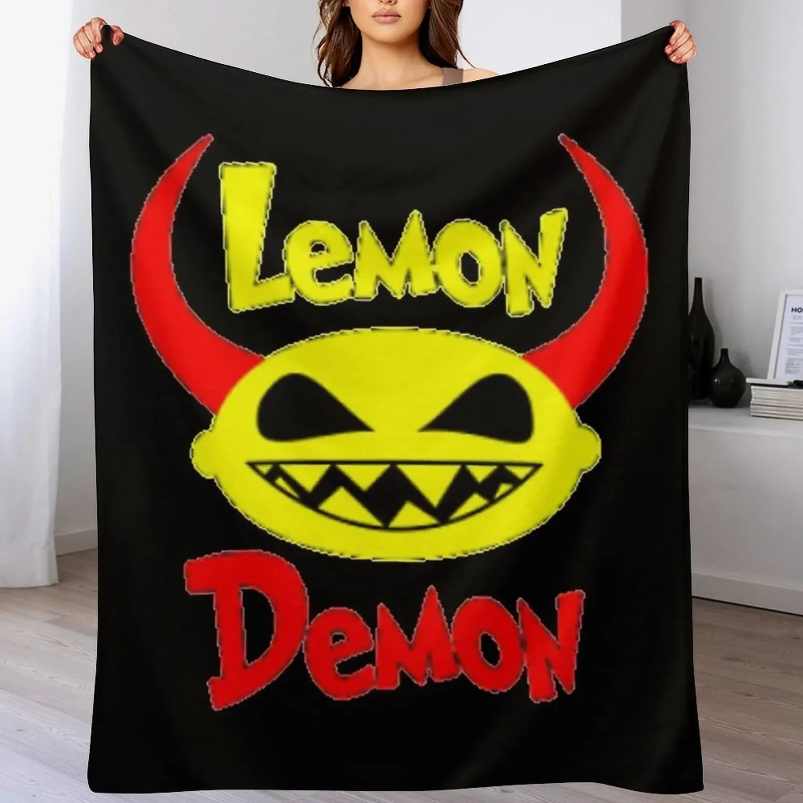 

LEMON DEMON Throw Blanket manga Beach Sofa Throw Blankets