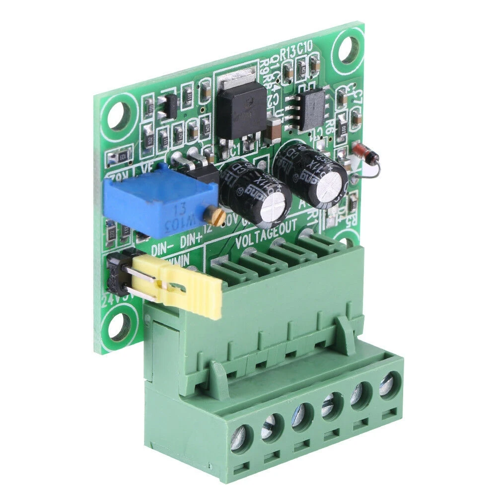 Konverter Industri Sinyal Ke Tegangan PWM 1-3KHZ Ke 0-10V Digital-Analog PLC-A78U