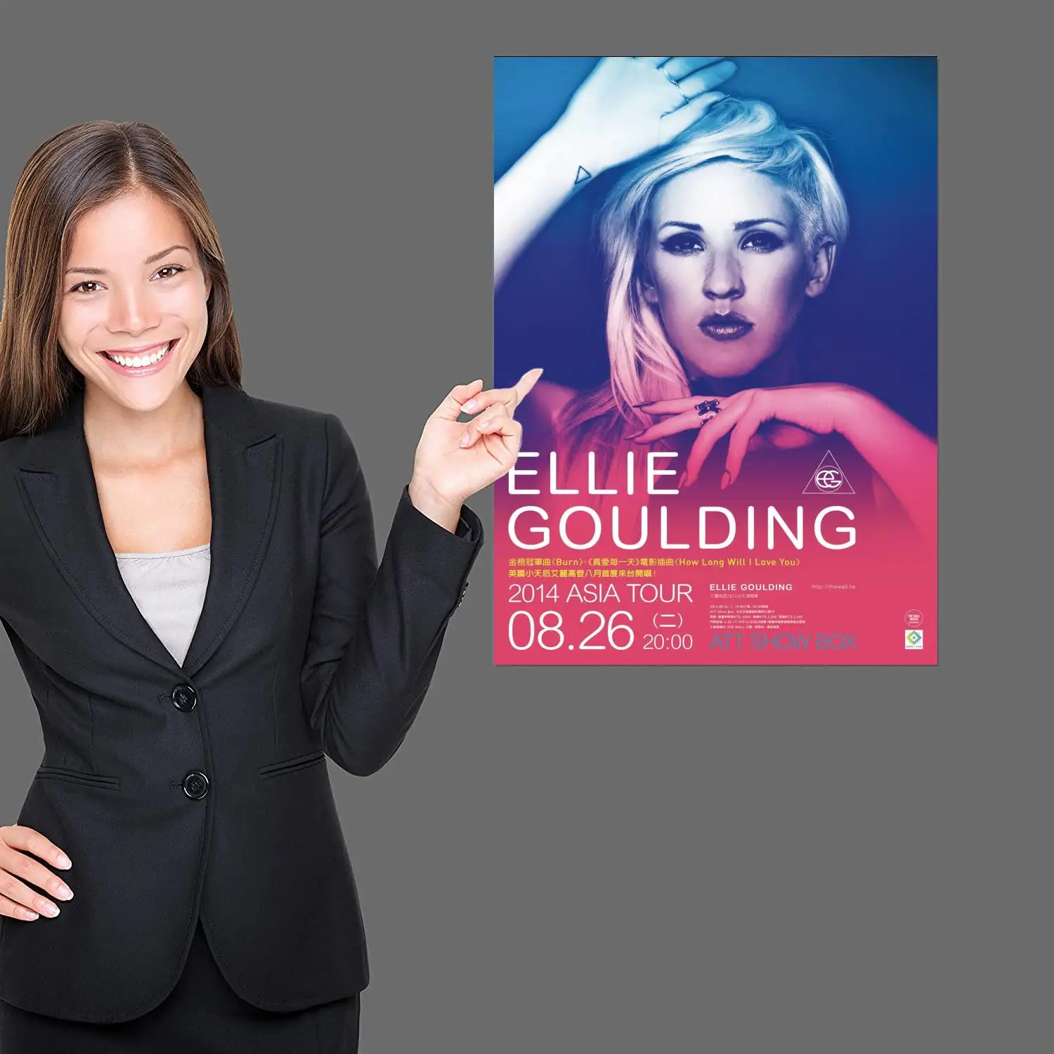 Ellie Goulding Indie  Electronica Decoration Art Poster Wall Art Personalized Gift Modern Family bedroom Decor Canvas Posters