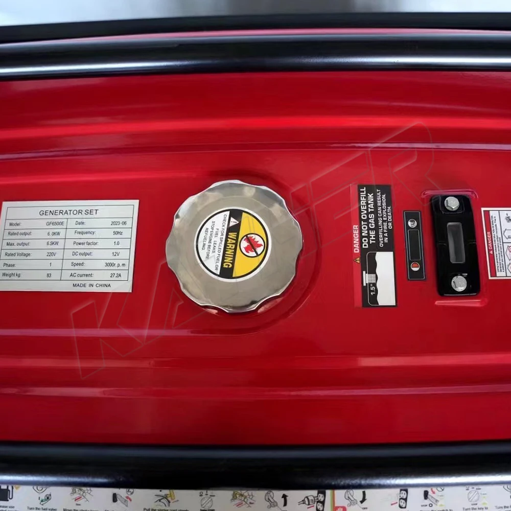 كاثر المحمولة مفتوحة الإطار مولد الديزل للاستخدام المنزلي 110 فولت-220 فولت-380 فولت 3kw 5kw 8kw 10kw 1/3 مولدات المرحلة المولدات #4