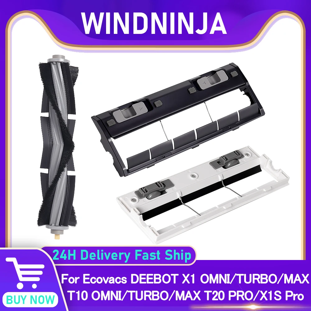 X1 T10 ملحقات الفرشاة/الغطاء الرئيسية لـ Ecovacs DEEBOT X1 OMNI/TURBO T10 OMNI/TURBO T20 PRO/X1S Pro قطع غيار المكنسة الكهربائية