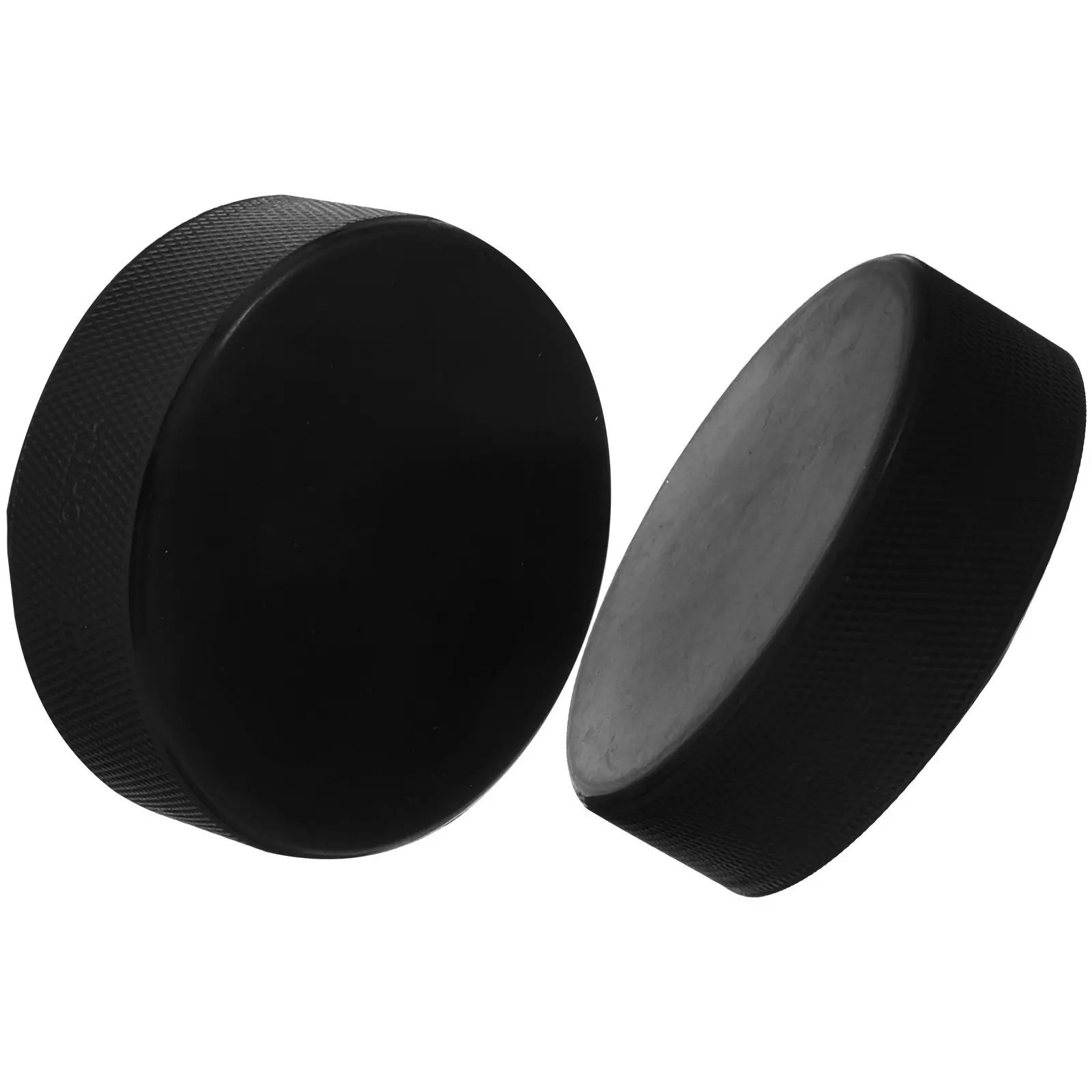 2Pcs Professional Plastic Hockey Puck for Roller Ice Hockey Training Competition Smooth Indoor Outdoor Court Ice Concrete Wood