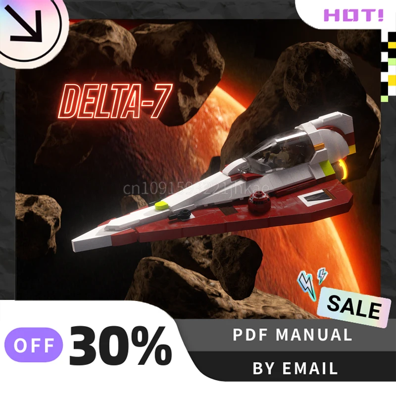 

[264 шт.] индивидуальный MOC Reconnaissance Ship, креативный набор строительных блоков, STEM игрушки, комплект строительной модели «сделай сам», подарки на день рождения