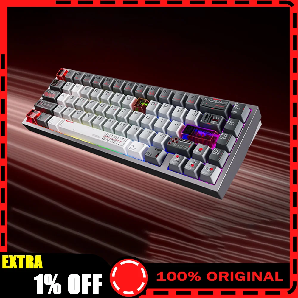 

JamesDonkey R3 TMR 8K Magnetic Switch Keyboard Wired Aluminium Mechanical Keyboard 8000Hz RT0.01mm Gaming Keyboard PC Accessory