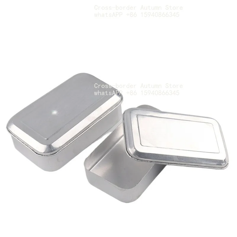 Experimental consumables, aluminum sterilization box 1.4L 0.85L for sterilization, high quality, thick, stainless steel box