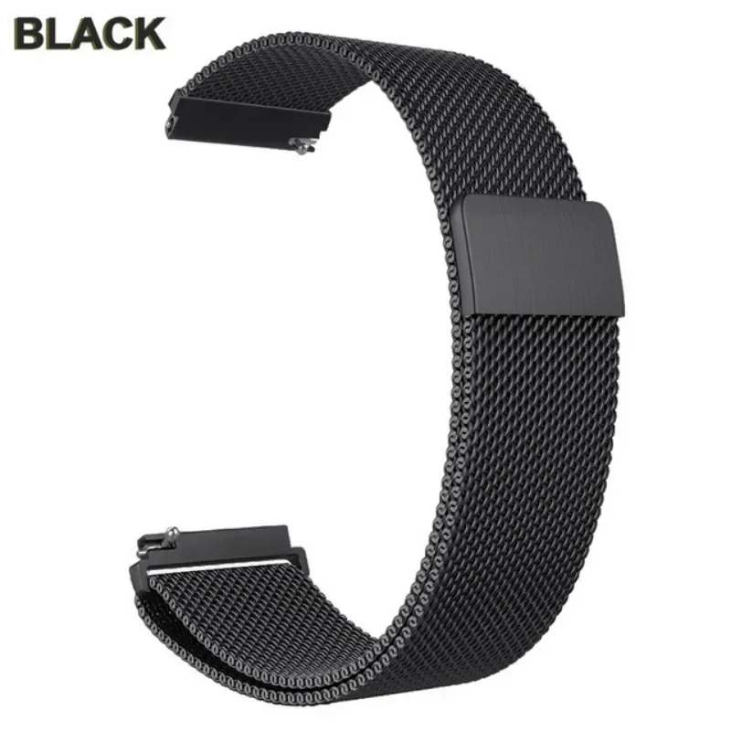 حزام معدني لساعة Garmin Venu 3s Venu41mm 2 plus 2s Band Vivoactive 5 4s Forerunner 245 255s 265s سوار حلقة ميلانو
