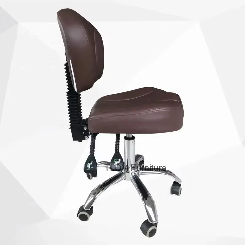 Light Luxury Barber Chairs Explosion-proof Beauty Stool Pulley Beauty Salon Special Backrest Rotation Lift Hairdressing Chair L