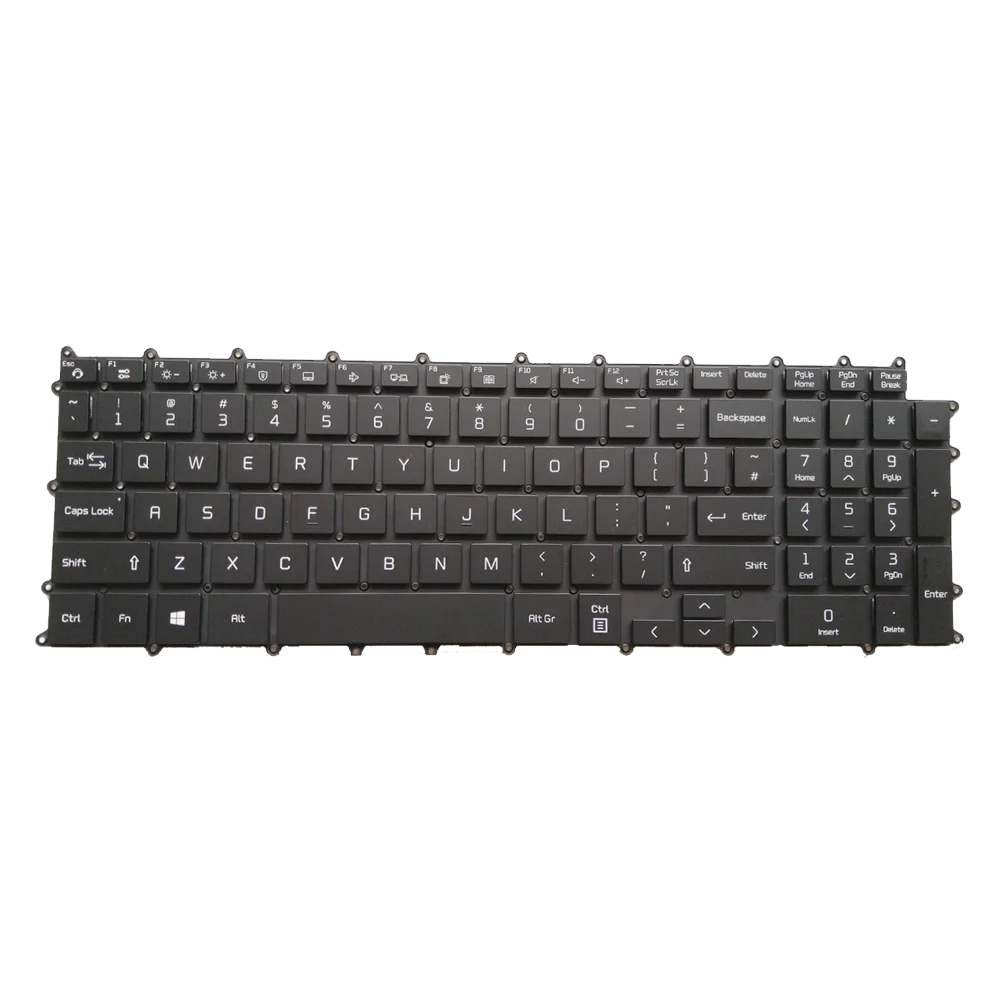 

US layout Replacement Keyboard black for LG GRAM 17Z90P 17Z90P-G 17Z90P-K 17Z90P-N 17Z95P