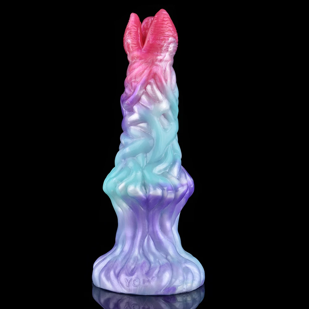 COLMISS-Ice Dragon Dildo Hand Push Dildo, Lay Ovipositors Ovos, Bolas Vaginais, Molde De Ovo De Gelatina, Plug Anal Oco, Brinquedos Sexuais