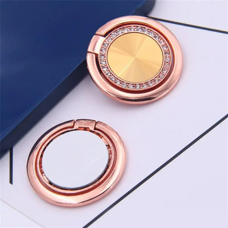 Phone Ring Holder Glitter Bling Bling Sparkle Phone Ring Grip Artificial Diamond Finger Ring For Phones Rotation Phone Holders